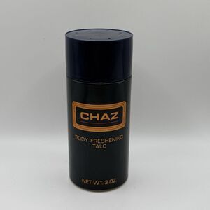 Revlon CHAZ Body Freshening Talc Powder 3 Oz‎ New